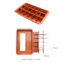 Brownie Pan with Dividers Non-stick Divided Brownie Pan with Removable Loose Bottom Baking Mold Pastry Baking Tool for Birthday Cake Party Dessert Restaurant Kitchen Gadgets Dishwasher Safe