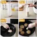 Pancake Batter Dispenser Bottle Pancake Batter Mixer Pancake Pouring Pen with Ball