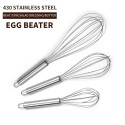 8 Inch Egg Beater Household Manual Cake Mixer Dough Milk Egg Kitchen Egg Beater for Restaurant Bar Cake Shop Kitchen Gadgets Dishwasher Safe