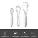 8 Inch Egg Beater Household Manual Cake Mixer Dough Milk Egg Kitchen Egg Beater for Restaurant Bar Cake Shop Kitchen Gadgets Dishwasher Safe