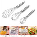 8 Inch Egg Beater Household Manual Cake Mixer Dough Milk Egg Kitchen Egg Beater for Restaurant Bar Cake Shop Kitchen Gadgets Dishwasher Safe