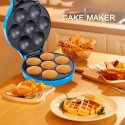 Home Automatic Mini Cake Maker Double-sided Electric Cake Pan Breakfast Machine Multi-Treat Baker 1200W EU Plug