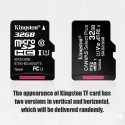 Kingston TF Card 32GB 64GB 128GB High Speed Class10 Memory Card Compatible with Smartphone Camera Tablet Dash Cam