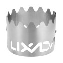 Lixada Portable Outdoor 2-in-1 Ultralight Titanium Alcohol Stove Rack Windscreen Camping Hiking Backpacking