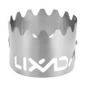 Lixada Portable Outdoor 2-in-1 Ultralight Titanium Alcohol Stove Rack Windscreen Camping Hiking Backpacking