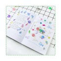 Dream Epoxy Resin Crystal Sticker Bronzing Transparent Decoration Stickers Self-Adhesive 19.5*7cm for DIY Decoration Journals Scrapbooks Diary Planner