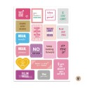 12 Sheets Essentials Planner Sticker Weekly Daily Schedule Sticker Planner Sticky Notes for DIY Calendar Planner Journal Decoration