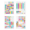 12 Sheets Essentials Planner Sticker Weekly Daily Schedule Sticker Planner Sticky Notes for DIY Calendar Planner Journal Decoration