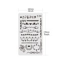 36pcs Children Drawing Stencils Kit PET Material Reusable Painting Template Birthday Gift for DIY Craft Journal Notebook Diary Scrapbooking Card Decoration Wood Burner Pen Tool, 7.0 * 4.0in