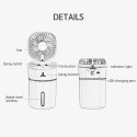 USB 18650 Battery Rechargeable Fan Ventilation Air Conditioning Fans Portable  Cooler Mini Operated Hand Held Cooling Fan for Outdoor Home