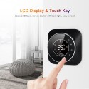 95-240V Wi-Fi Smart Thermostat 5+1+1 Six Periods Programmable Thermostat Voice APP Control Backlight LCD Boiler Heating Thermoregulator Compatible with Amazon Echo Google Home Tmall Genie