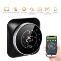 95-240V Wi-Fi Smart Thermostat 5+1+1 Six Periods Programmable Thermostat Voice APP Control Backlight LCD Boiler Heating Thermoregulator Compatible with Amazon Echo Google Home Tmall Genie