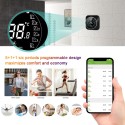 95-240V Wi-Fi Smart Thermostat 5+1+1 Six Periods Programmable Thermostat Voice APP Control Backlight LCD Boiler Heating Thermoregulator Compatible with Amazon Echo Google Home Tmall Genie