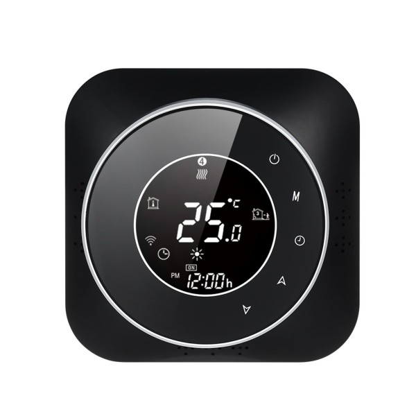 95-240V Wi-Fi Smart Thermostat 5+1+1 Six Periods Programmable Thermostat Voice APP Control Backlight LCD Boiler Heating Thermoregulator Compatible with Amazon Echo Google Home Tmall Genie
