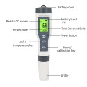 Digital PH Meter with ATC 3 in 1 Water Quality Tester PH/Temp Meter Total Dissolved Solid Tester Water Detector for Drinking Water Pool Spa Lab Aquarium Pond PH Test Tool for Water