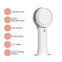 Portable Handheld Fan 3 in 1 Necklace Desk Hand-hold Fan Bladeless Cooling Fan 180 Degree Rotatable Air Outlet 3 Speeds Hand Free Personal Fans for Office Home Travel Outdoors