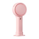 Portable Handheld Fan 3 in 1 Necklace Desk Hand-hold Fan Bladeless Cooling Fan 180 Degree Rotatable Air Outlet 3 Speeds Hand Free Personal Fans for Office Home Travel Outdoors