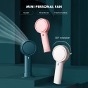 Portable Handheld Fan 3 in 1 Necklace Desk Hand-hold Fan Bladeless Cooling Fan 180 Degree Rotatable Air Outlet 3 Speeds Hand Free Personal Fans for Office Home Travel Outdoors