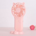 Mini Portable Fan 3-speed Adjustable USB Rechargeable Electric Fans 3 Gears Cooling ON OFF Switch Cute Air Cooler