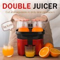 Electric Fruit Squeezer, Fast Double Squeezer for Orange or Lemon Juice for Home Use, 220 V, 90W