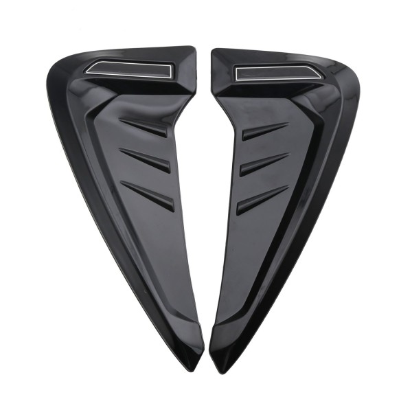 1Pair universal Leaf Plate Air Inlet Decoration Trim Cover Side Fender Car Styling