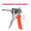 Auto Car Dent Repair Tool Clip Edge Trimming Pliers Flat Hole Caliper Free Sheet Metal