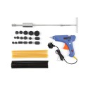 Paintless Dent Repair Puller Kit Dent Puller Slide Hammer T-Bar Tool with 17pcs Dent Removal Pulling Tabs for Car Hail Damage and Door Dings Repair