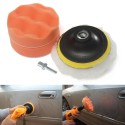 5PCS Large Diameter 4In Sponge Disc Automobile Furniture Polishing Waxing Suit