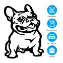 Bulldog Dog Car Sticker Reflective Car Adhesive Tape Styling Decoration