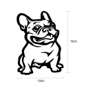 Bulldog Dog Car Sticker Reflective Car Adhesive Tape Styling Decoration