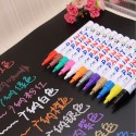 Portable Colorful Pen Car Tyre Tire Tread Rubber Metal Permanent Paint Markers Graffiti Oily Scratch Repairing Marker Pen