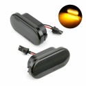 Dynamic LED Side Indicator Black Smoke Turn Signal Replcement for FORD/SEAT/SKODA/VW/LUXFACTORY