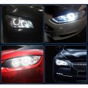 Car LED Headlight 6000K Head Lamp Bulbs White Running Light Angel Eyes Halo 20W LED Ring Marker Replacement for BMW X5 E39 E60 E63 E61