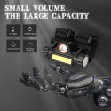 Multifunction LED Dome Light UTV ATV Car Roll Bar Interior Light Waterproof USB Rechargeable Work Lamp for 1.5-2 Inch Roll Bar Cage