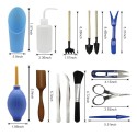 14PCS Garden Planting Tool Set Bonsai Succulent Transplanting Miniature Fairy Mini Garden Planting Gardening Hand Tools for Home Office Garden