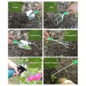 11PCS Garden Tools Set with Gardening Tote Bag Gardening Tool Kit Organizer Shovels Trowel Hand Rake Gloves Garden Sprayer