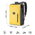 25L Large Capacity PVC Backpack Roll Top Waterproof Dry Bag Backpack for Cycling Camping Hiking Fishing Kayaking