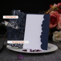 10pcs Pearl Paper Floral Invitation Card Sets with Blank Inner Sheets for Wedding Birthday Party Anniversary