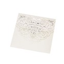 20Pcs Pearl Paper Laser Cut Wedding Invitation Cards Greeting Card Kits Event Party Supplies with Blank Inner Sheet