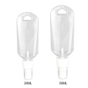 Plastic Clear Travel Spray Keychain Bottles Portable Empty Fine Mist Sprayer Leakproof Atomizer Liquid Refillable Spray Travel Bottles