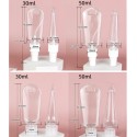 Plastic Clear Travel Spray Keychain Bottles Portable Empty Fine Mist Sprayer Leakproof Atomizer Liquid Refillable Spray Travel Bottles