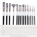 15pcs/set Artist Paint Brushes Set with Scraper Sponge Ball Carrying Case Professional Drawing Paintbrush Nylon Hair Wooden Handle for Artists Adults Students Beginners Art Supplies for Watercolor Acrylic Oil Gouache Face Body Painting