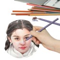 H&B 24 Colors Pencils Set Art Supplies Character Skin Tone Oily Colored Pencil Portrait Drawing Tool Great Gift for Adults Students Beginners And Artists