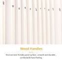 12pcs Professional Artist Paint Brushes Set Bag Pack Nylon Hair Delicate Wooden Handle Paintbrushes Carry Case Art Supplies Gift for Children Adults Beginners for Acrylic Oil Watercolor Gouache Nail Body Face Miniature Detail Rock Painting