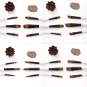 24pcs Draw Paint Brushes Set Kit Artist Paintbrush Round Brushes with Nylon Hair for Artist Acrylic Aquarelle Watercolor Gouache Face Painting for Great Art Drawing Supplies for Painter Students