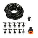 10m Small Size Garden Lawn Outdoors Irrigation Plastic Sprayer Nozzles Suits Spray Cooling Atomization Sprinkler Nozzle Tool Combination Suit