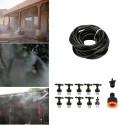 10m Small Size Garden Lawn Outdoors Irrigation Plastic Sprayer Nozzles Suits Spray Cooling Atomization Sprinkler Nozzle Tool Combination Suit