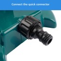 Garden Sprinkler Lawn Sprinkler Automatic 360 Degree Rotating Irrigation Sprinkler System Water Sprinklers for Yard Lawn with 12 Spray Nozzles