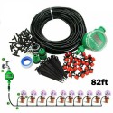 82ft Drip Irrigation System Plant Timer Automatic Garden Watering Hose Spray Kit