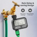 Smart Irrigation Water Timer Controller Waterproof & Programmable Automatic Watering Timer for 3 Independent Modes Outdoor Garden Parterre